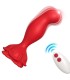 ARMONY PINK VIBRATOR ANAL PLUG REMOTE CONTROL RED