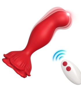 ARMONY PINK VIBRATOR ANAL PLUG REMOTE CONTROL RED