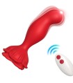 ARMONY - PINK VIBRATOR & ANAL PLUG REMOTE CONTROL RED