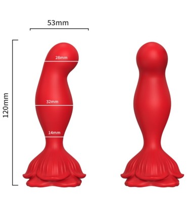ARMONY PINK VIBRATOR ANAL PLUG REMOTE CONTROL RED