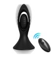 ARMONY - VIBRATOR & ANAL PLUG SILICONE BLACK