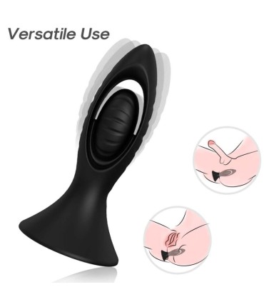 ARMONY VIBRATOR ANAL PLUG SILICONE BLACK