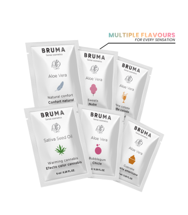 BRUMA 6 ML GEL DESLIZANTE CON ALOE VERA SABOR A PINA COLADA