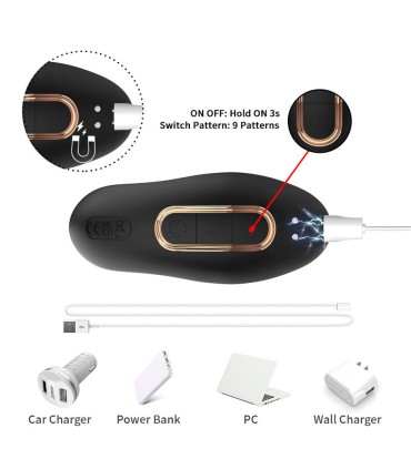 ARMONY ANAL PROSTATE VIBRATOR REMOTE CONTROL BLACK
