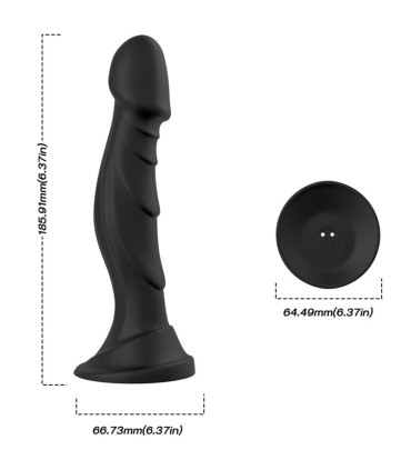 ARMONY DILDO VIBRATOR ANAL PLUG REMOTE CONTROL BLACK