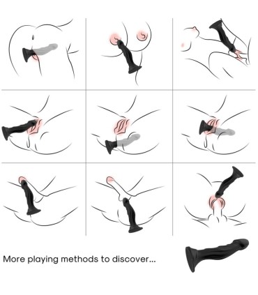 ARMONY DILDO VIBRATOR ANAL PLUG REMOTE CONTROL BLACK
