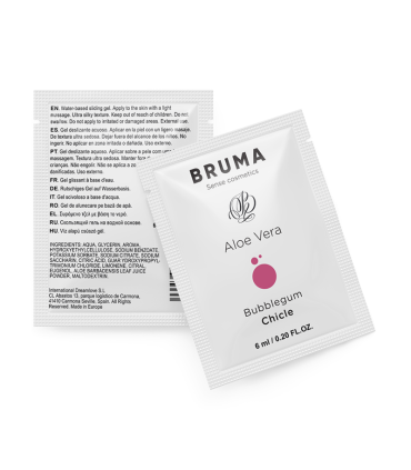 BRUMA 6 ML GEL DESLIZANTE CON ALOE VERA SABOR A CHICLE