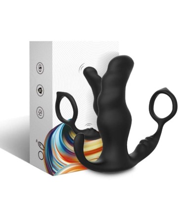 ARMONY KNIGHT VIBRATOR ANAL PROSTATE RING REMOTE CONTROL BLACK