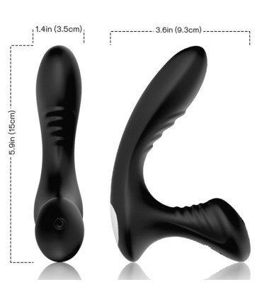 ARMONY STORM VIBRATOR ANAL PROSTATE PLUG REMOTE CONTROL BLACK