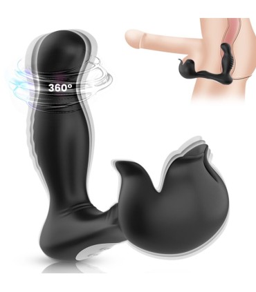 ARMONY SURROUND VIBRATOR ANAL STIMULATOR TESTICULOS REMOTE CONTROL BLACK