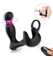 ARMONY - SURROUND VIBRATOR ANAL & STIMULATOR TESTICULOS & RING REMOTE CONTROL BLACK