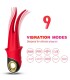 ARMONY SHADOW VIBRATOR DOUBLE HEAD TEASING RED