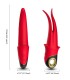 ARMONY SHADOW VIBRATOR DOUBLE HEAD TEASING RED