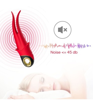 ARMONY SHADOW VIBRATOR DOUBLE HEAD TEASING RED