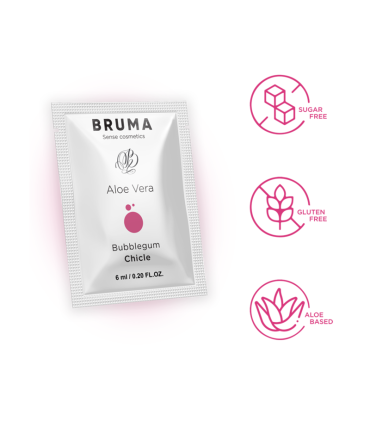 BRUMA 6 ML GEL DESLIZANTE CON ALOE VERA SABOR A CHICLE