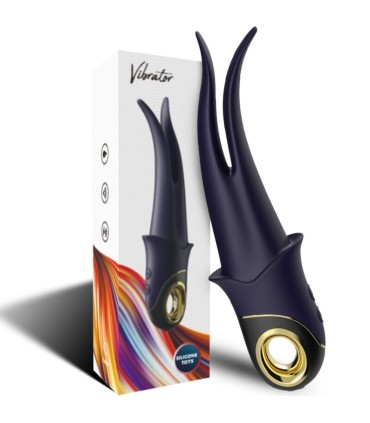 ARMONY SHADOW VIBRATOR DOUBLE HEAD TEASING BLUE