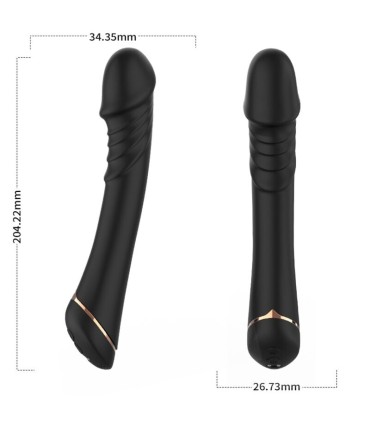 ARMONY DILDO VIBRATOR SILICONE BLACK