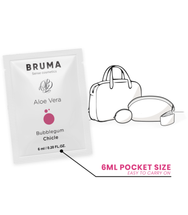 BRUMA 6 ML GEL DESLIZANTE CON ALOE VERA SABOR A CHICLE