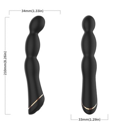 ARMONY BAMBU VIBRATOR ADJUSTABLE BLACK