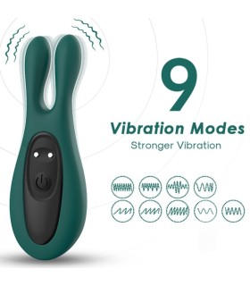 ARMONY STIMULATOR VIBRATOR RABBIT GREEN