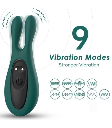 ARMONY STIMULATOR VIBRATOR RABBIT GREEN