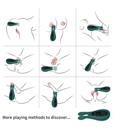 ARMONY STIMULATOR VIBRATOR RABBIT GREEN