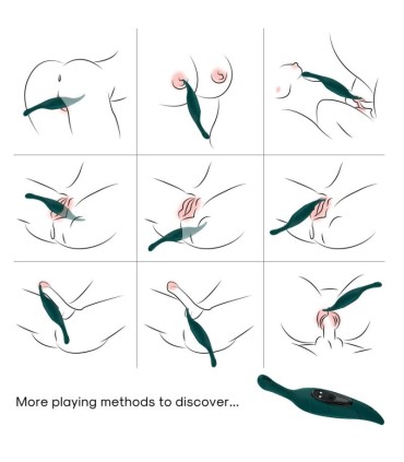 ARMONY STIMULATOR VIBRATOR LEAF GREEN