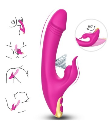 ARMONY LOVE CLITORIS G SPOT SUCTION CUP FUCHSIA