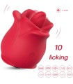 ARMONY - ROSE 10 MODES LICKING CLIT VIBRATOR RED
