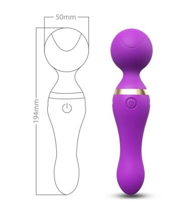 ARMONY FREEZA MASSAGER VIBRATOR SUPER FLEXIBLE HEAD PURPLE