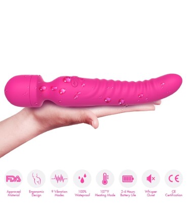 ARMONY MISSION MASSAGER VIBRATOR HEAT EFFECT FUCHSIA