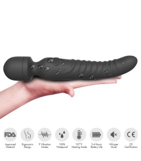 ARMONY MISSION MASSAGER VIBRATOR HEAT EFFECT BLACK