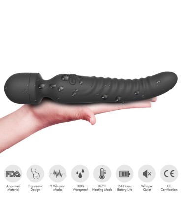 ARMONY MISSION MASSAGER VIBRATOR HEAT EFFECT BLACK