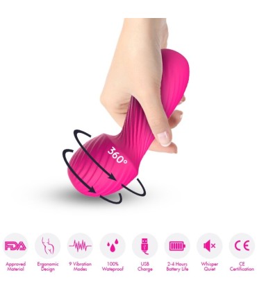 ARMONY DAZZLE MASSAGER VIBRATOR SMALL FUCHSIA