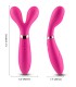 ARMONY Y WAND MASSAGER VIBRATOR DOUBLE HEAD FUCHSIA