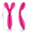 ARMONY - Y-WAND MASSAGER & VIBRATOR DOUBLE HEAD FUCHSIA