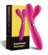 ARMONY Y WAND MASSAGER VIBRATOR DOUBLE HEAD FUCHSIA