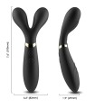 ARMONY - Y-WAND MASSAGER & VIBRATOR DOUBLE HEAD BLACK