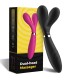 ARMONY Y WAND MASSAGER VIBRATOR DOUBLE HEAD BLACK