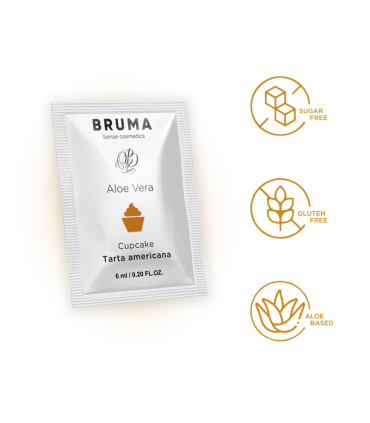 BRUMA 6 ML GEL DESLIZANTE CON ALOE VERA SABOR A TARTA AMERICANA