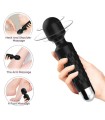 ARMONY - POSTMAN MASSAGER & VIBRATOR SUPER FLEXIBLE HEAD BLACK