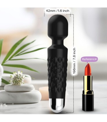 ARMONY POSTMAN MASSAGER VIBRATOR SUPER FLEXIBLE HEAD BLACK