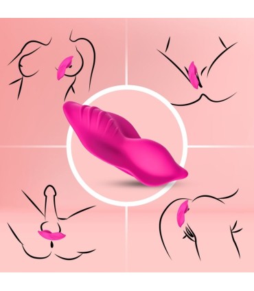 ARMONY WHISPER WEARABLE PANTIES VIBRATOR REMOTE CONTROL FUCHSIA