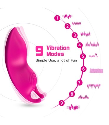 ARMONY HONEYBEE WEARABLE PANTIES VIBRATOR G SPOT REMOTE CONTROL FUCHSIA