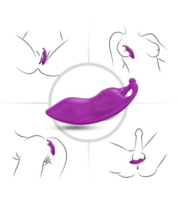 ARMONY HONEYBEE WEARABLE PANTIES VIBRATOR G SPOT REMOTE CONTROL PURPLE