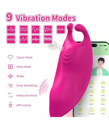 ARMONY HONEYBEE WEARABLE PANTIES VIBRATOR G SPOT FUCHSIA FREE APP