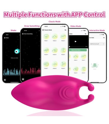 ARMONY HONEYBEE WEARABLE PANTIES VIBRATOR G SPOT FUCHSIA FREE APP