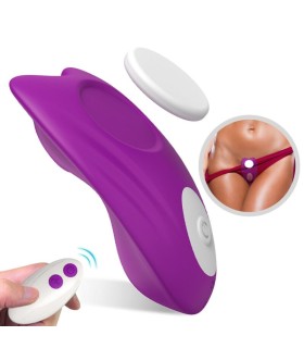 ARMONY BUTTERFLY WEARABLE PANTIES VIBRATOR REMOTE CONTROL PURPLE