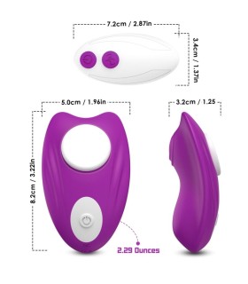 ARMONY BUTTERFLY WEARABLE PANTIES VIBRATOR REMOTE CONTROL PURPLE
