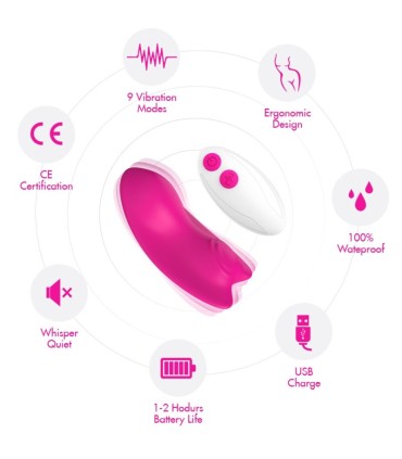 ARMONY BUTTERFLY WEARABLE PANTIES VIBRATOR REMOTE CONTROL PURPLE